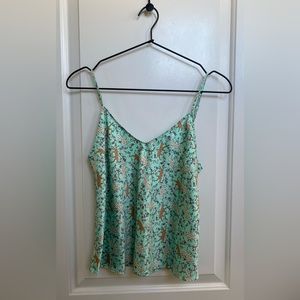 Victoria's Secret Teal Silk Cami